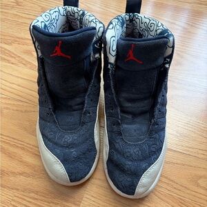 Jordan Sneakers with Red and Black Accents